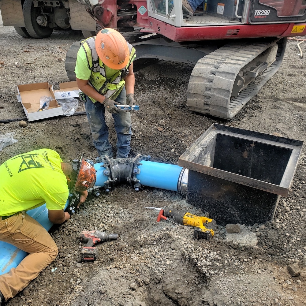 Portland Excavating Company At Work
